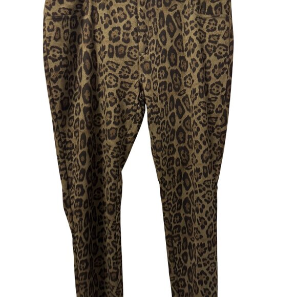 Adore Leopard Print Skinny Pants Sz Small Stretch Pants. NWT - Picture 9 of 12